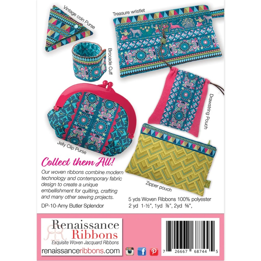 Amy Butler Splendor - Designer Ribbon Pack - Picture 2 of 4
